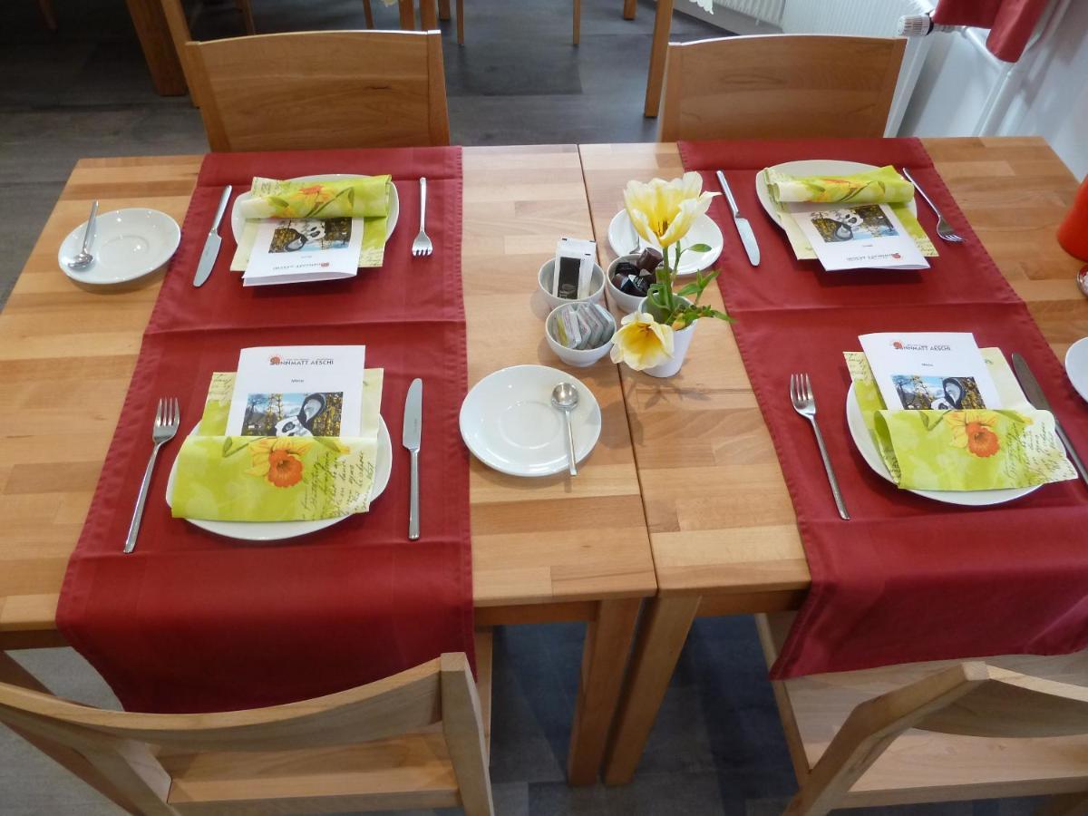 Hotel Restaurant Sunnmatt Aeschi Bei Spiez 外观 照片