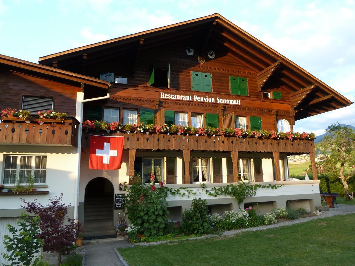 Hotel Restaurant Sunnmatt Aeschi Bei Spiez 外观 照片